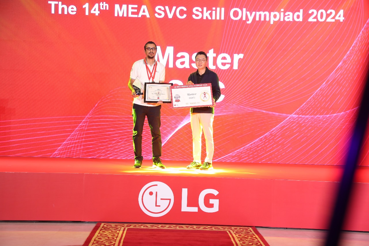 "Award Ceremony of the 14th MEA SVC Skill Olympiad on October 15, 2024, in Dubai."